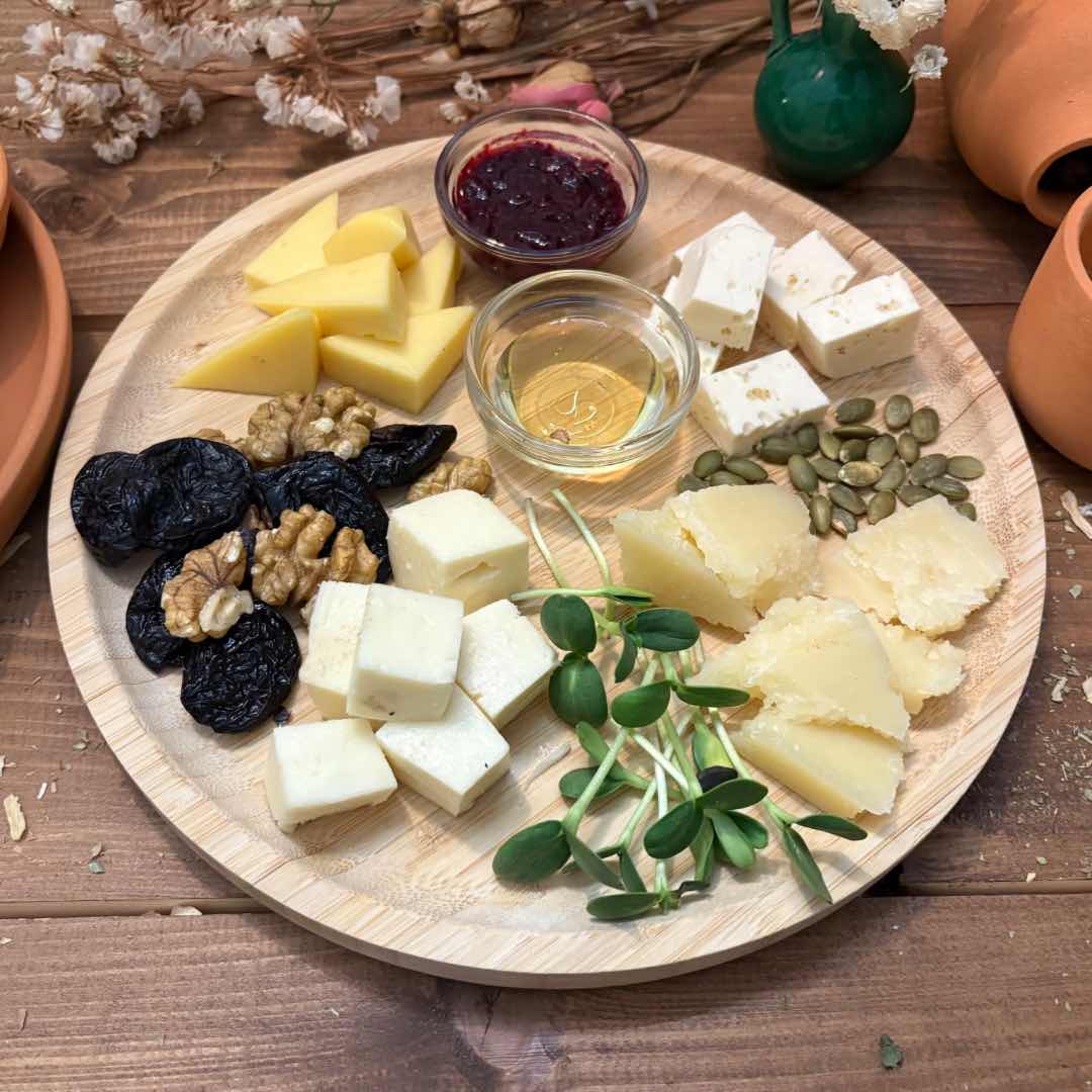 Cheese Board with Jam