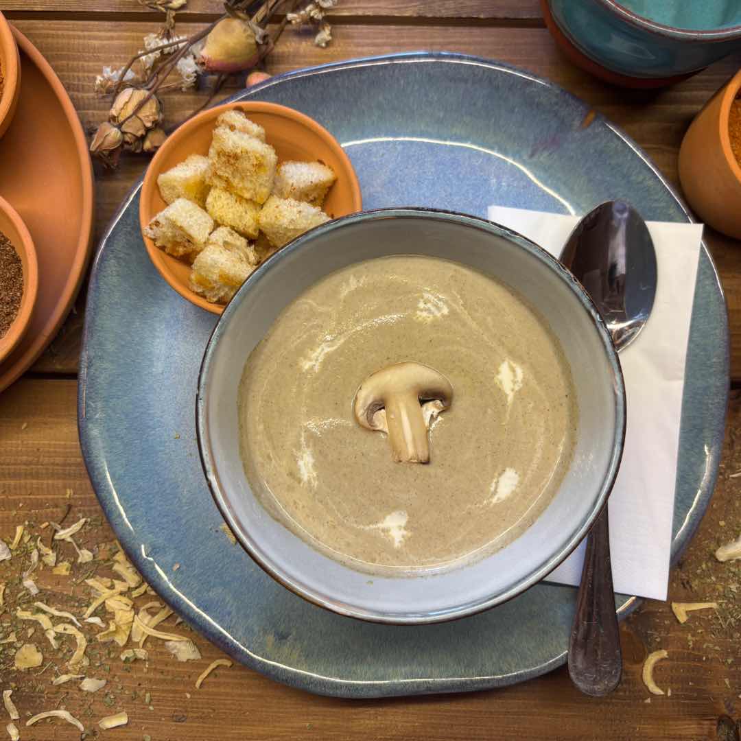 Georgian Mushroom Cream Soup